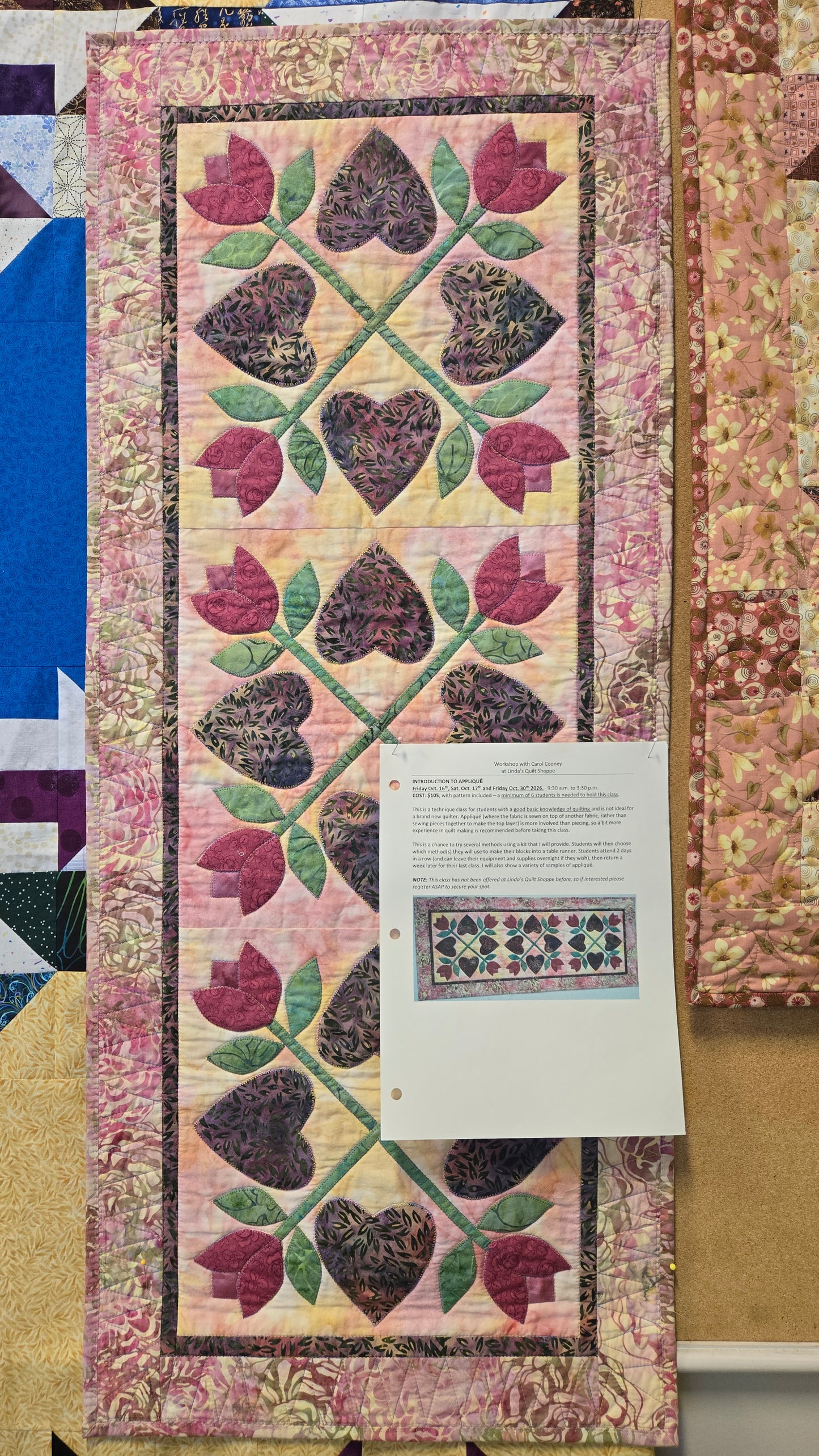 Introduction to Appliqué with Carol