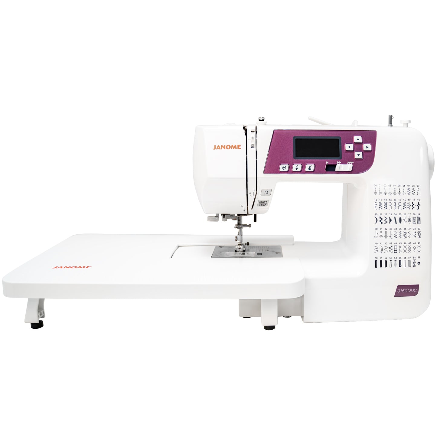 Janome 3160QDC-G Quilting & Sewing Machine - 60 Built-in Stitches with Superior Plus Feed