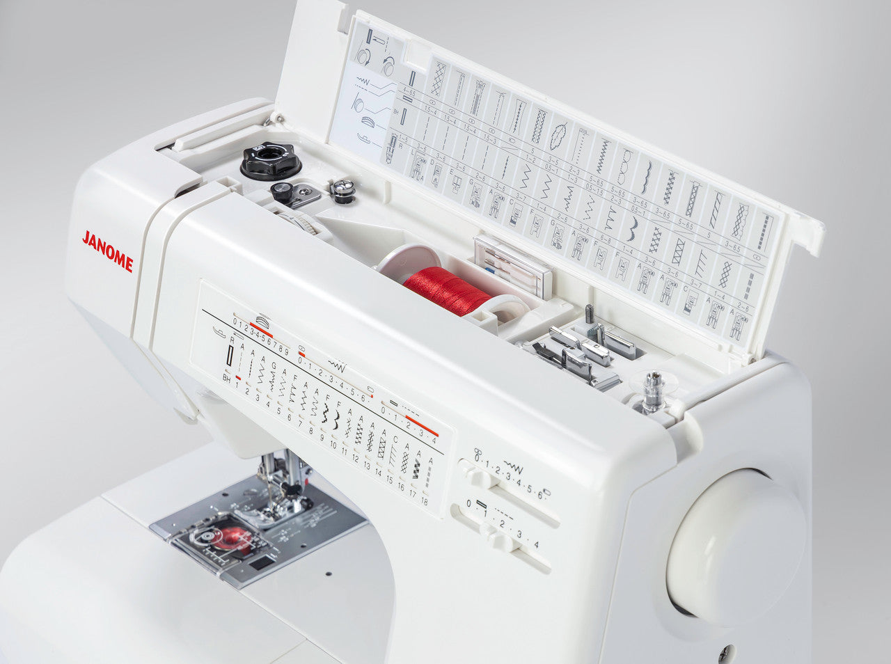 Janome HD5000 Heavy Duty Sewing Machine - Professional Quilting & Sewing | Built-in Needle Threader