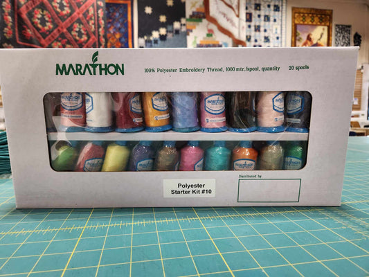 Marathon Embroidery Thread Kit # 10 (Polyester)