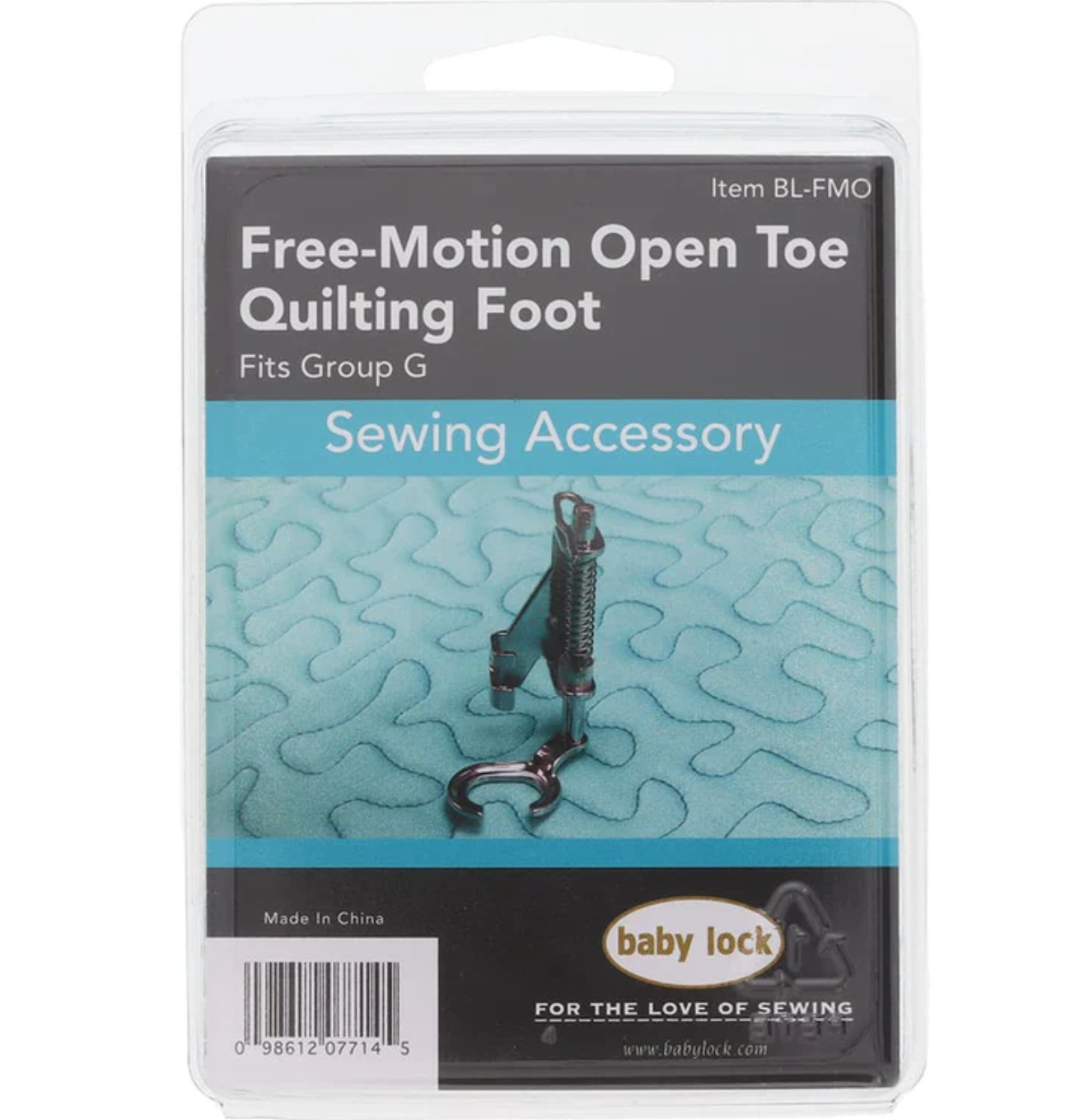 Free-Motion Open Toe Quilting Foot - BLFMO