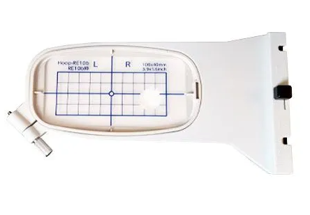 Janome RE10b hoop - 100mm x 40mm (3.9″ x 1.6″)