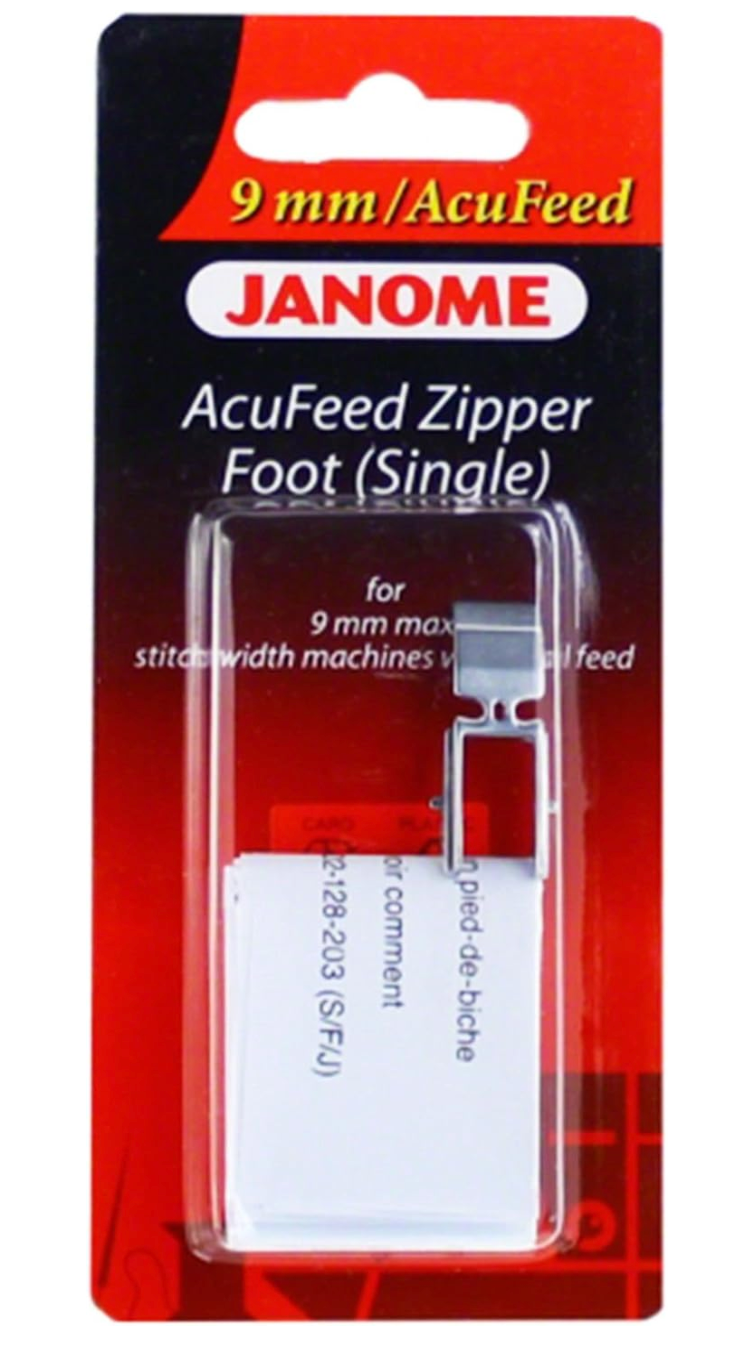 Janome Acufeed Zipper Foot #202128007