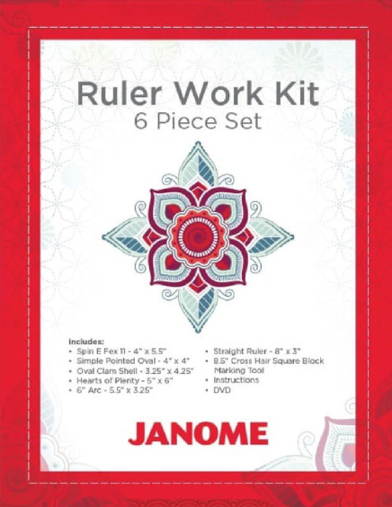 Janome Ruler Work Kit - 6 Piece Set