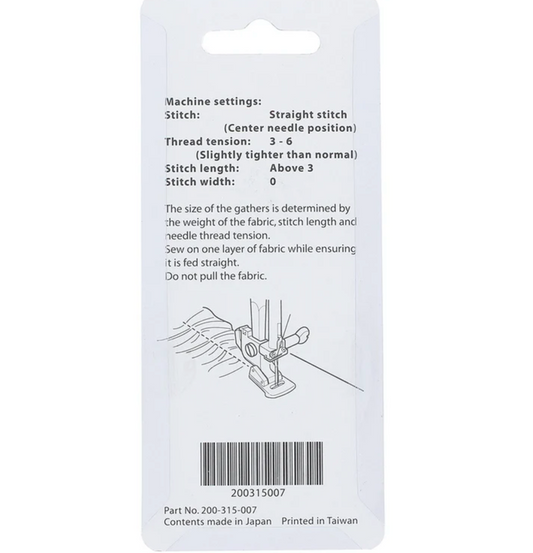 Janome Gathering Foot - 200315007