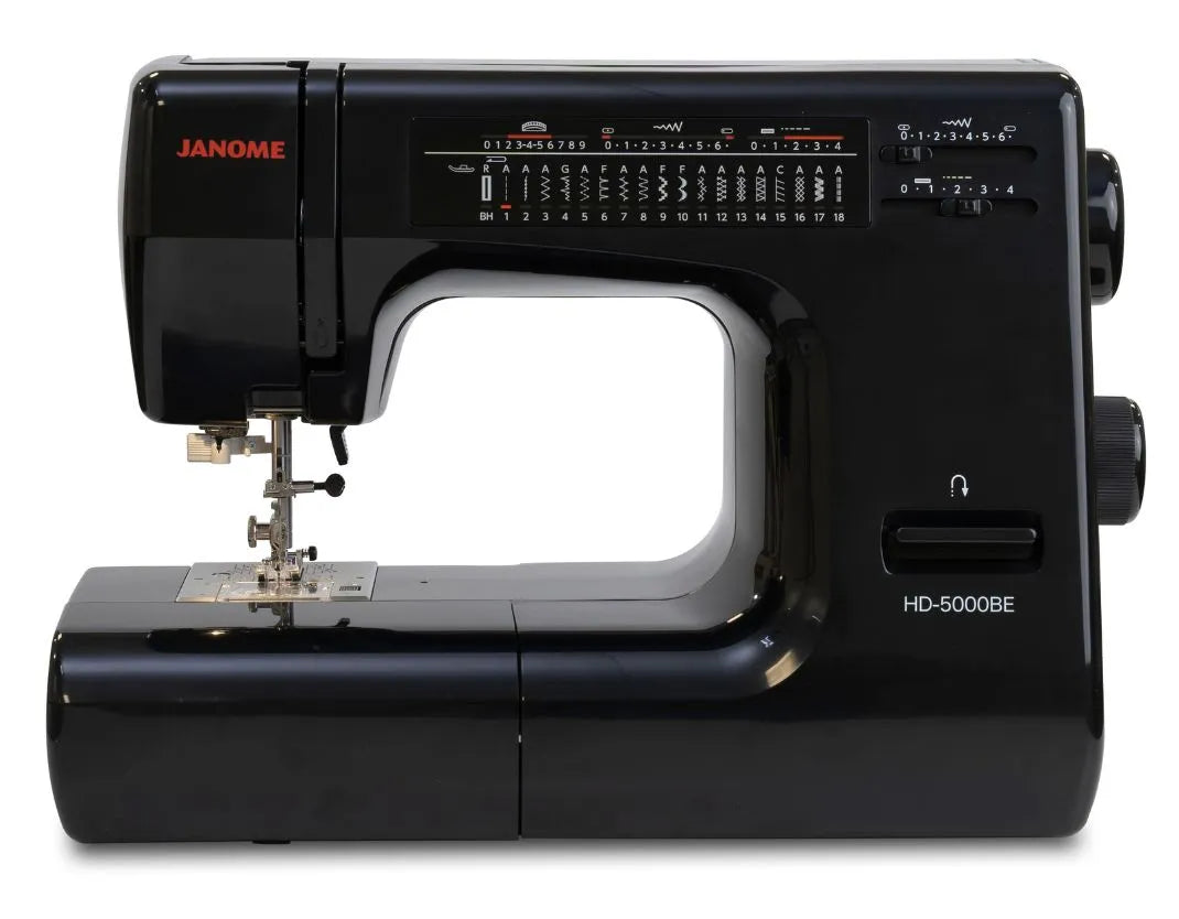 Janome HD5000 Heavy Duty Sewing Machine - Professional Quilting & Sewing | Built-in Needle Threader