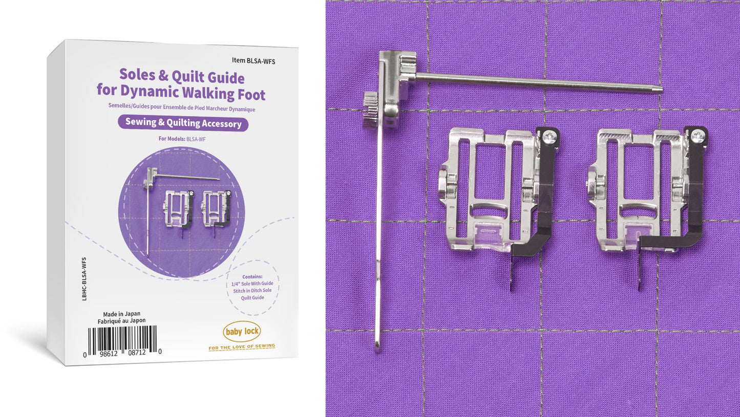 Baby Lock Soles & Quilt Guide for Dynamic Walking Foot