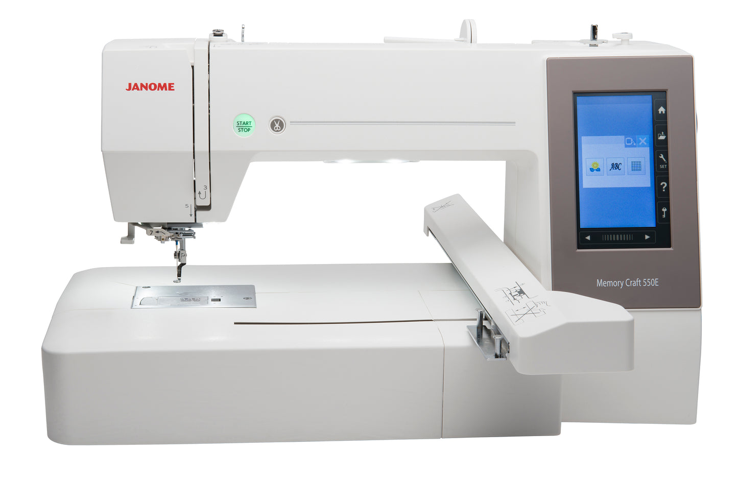 Janome 550E LE Embroidery Machine in Canada