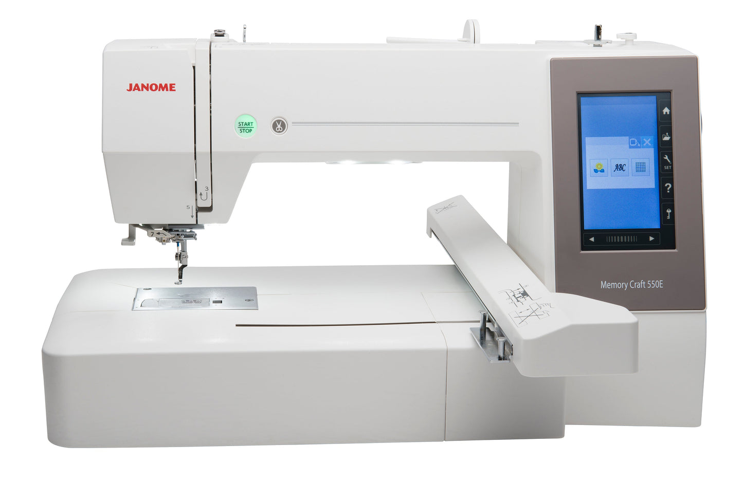 Janome 550ELE Embroidery Machine Open Box