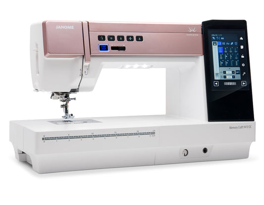 Janome 9410QC Sewing Machine Touchscreen Stitch Composer Software