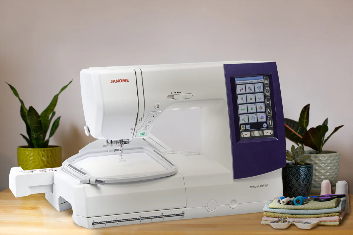 Janome Memory Craft 9850 Sewing & Embroidery Machine