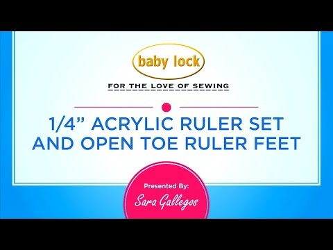 Babylock open toe ruler foot high shank BL-HOTRF