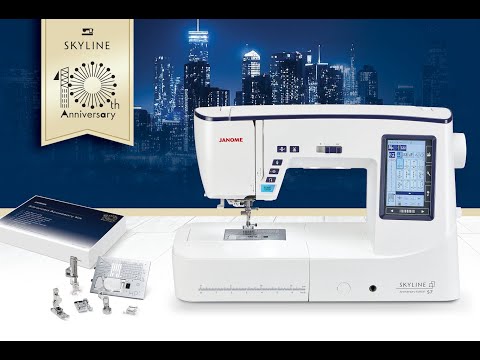 Janome Skyline S7 Anniversary Edition Quilting & Sewing Machine – Bonus Accessories Included