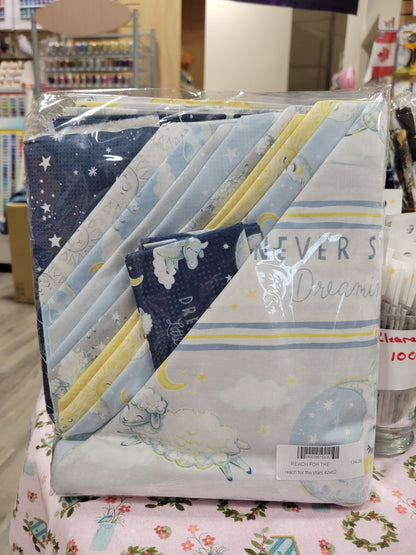 Quilt kit " Reach for the stars" by Michael Davis 44" x 62"