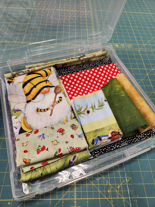 Gnome and Garden Quilt Kit
