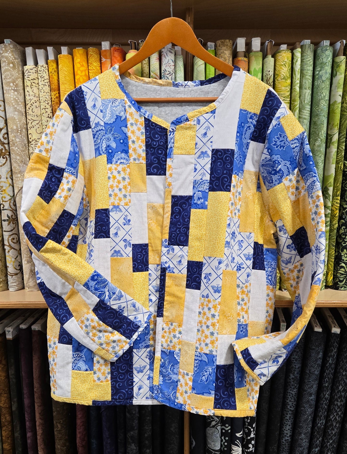 Sweatshirt Quilted Jacket Workshop with Sandra