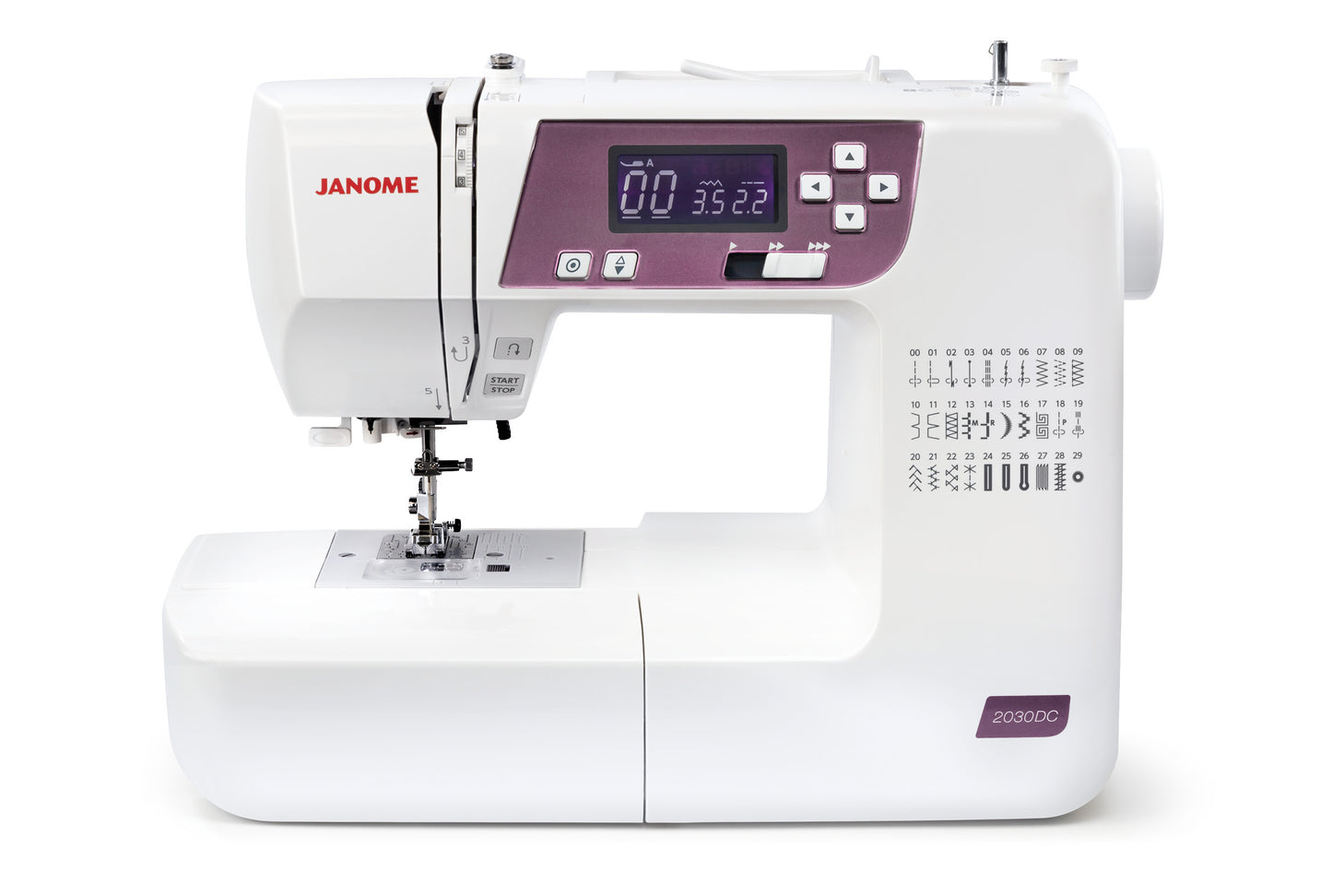 Janome 2030DC Sewing Machine with Built-In Stitches