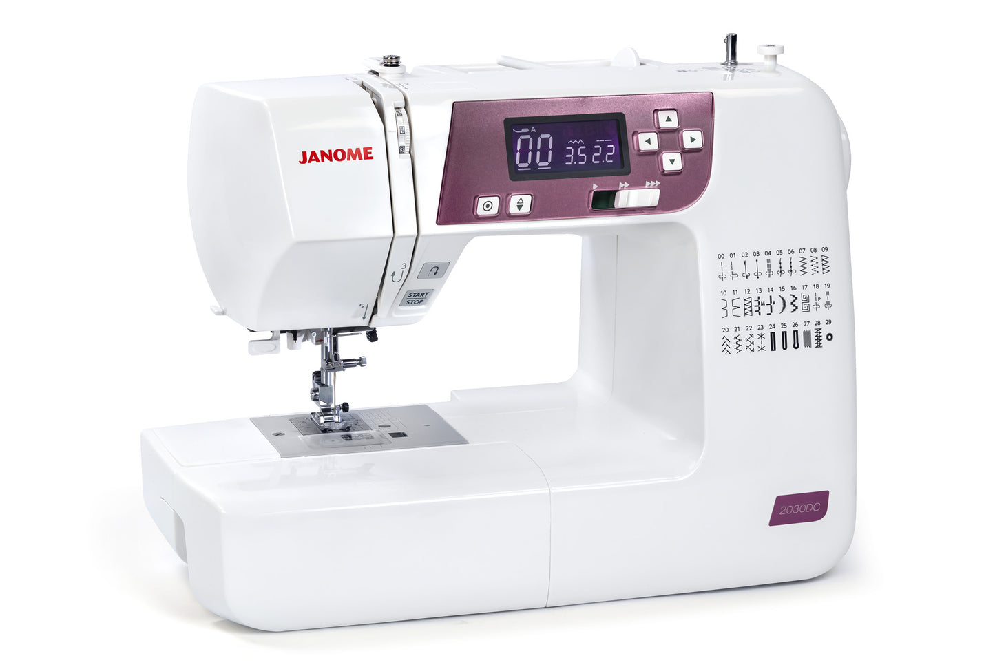 Janome 2030DC Sewing Machine with Built-In Stitches