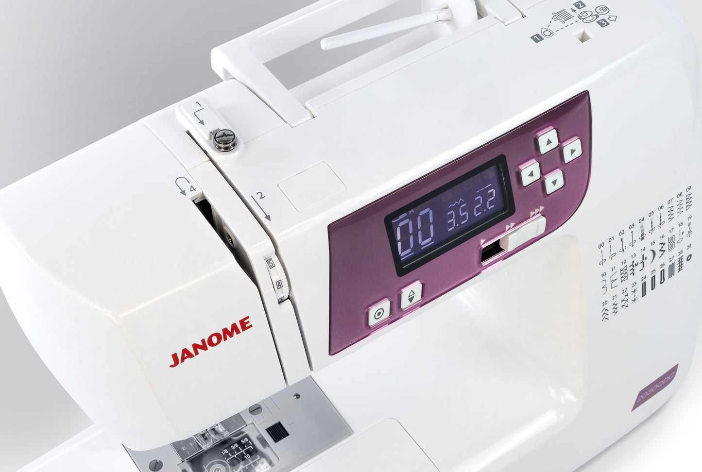 Janome 2030DC Sewing Machine with Built-In Stitches
