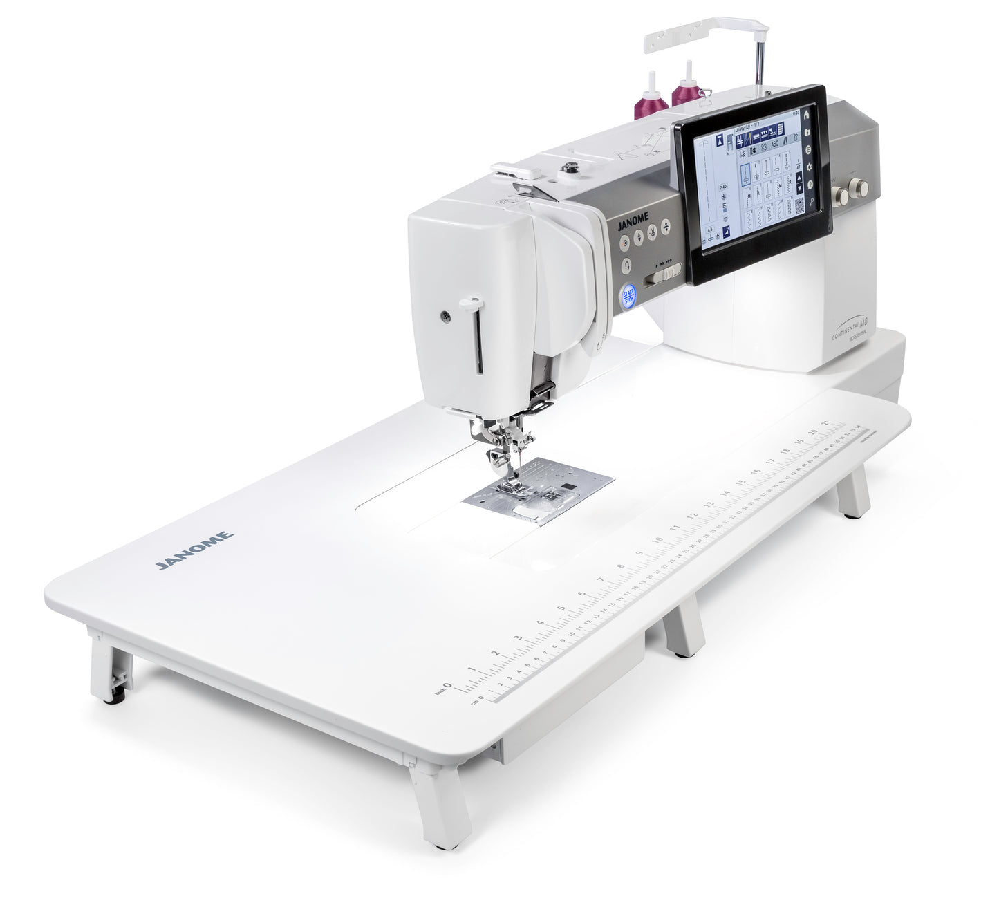 Janome M8 Sewing machine with stitch regulator Open Box