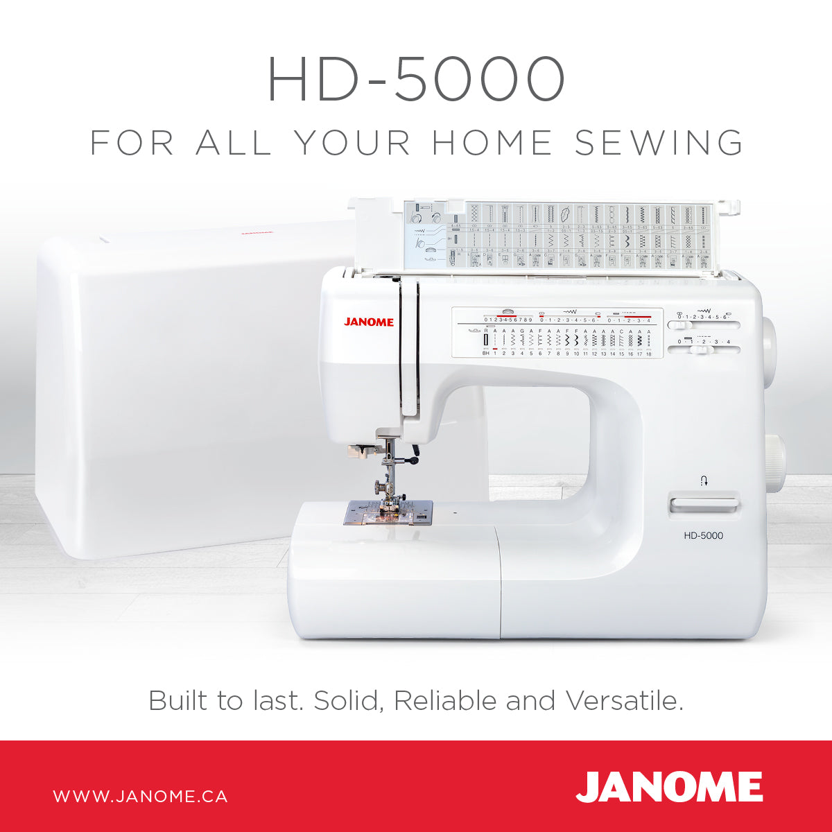Janome HD5000 Heavy Duty Sewing Machine