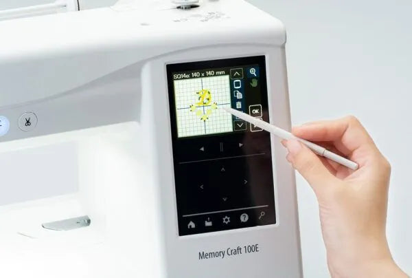 Janome Memory Craft MC 100E Embroidery Only Machine