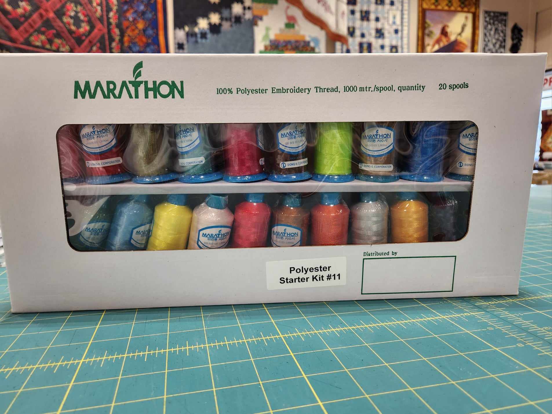 Marathon Embroidery Thread Kit Polyester 20 Spools – Lindas Quilt ...