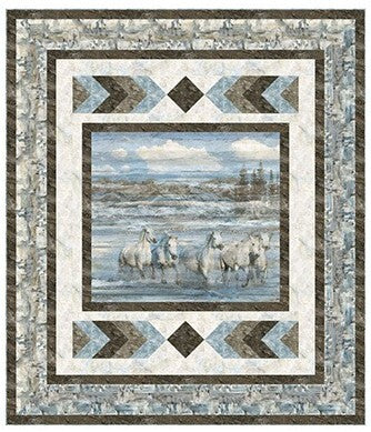 Running Free Quilt Kit - 76 x 88