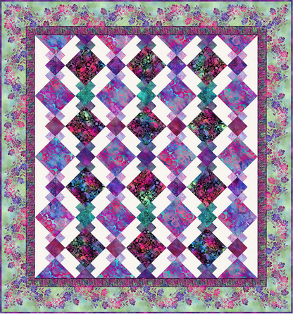 Cats in the Garden Quilt Kit - 81.5" x 87"