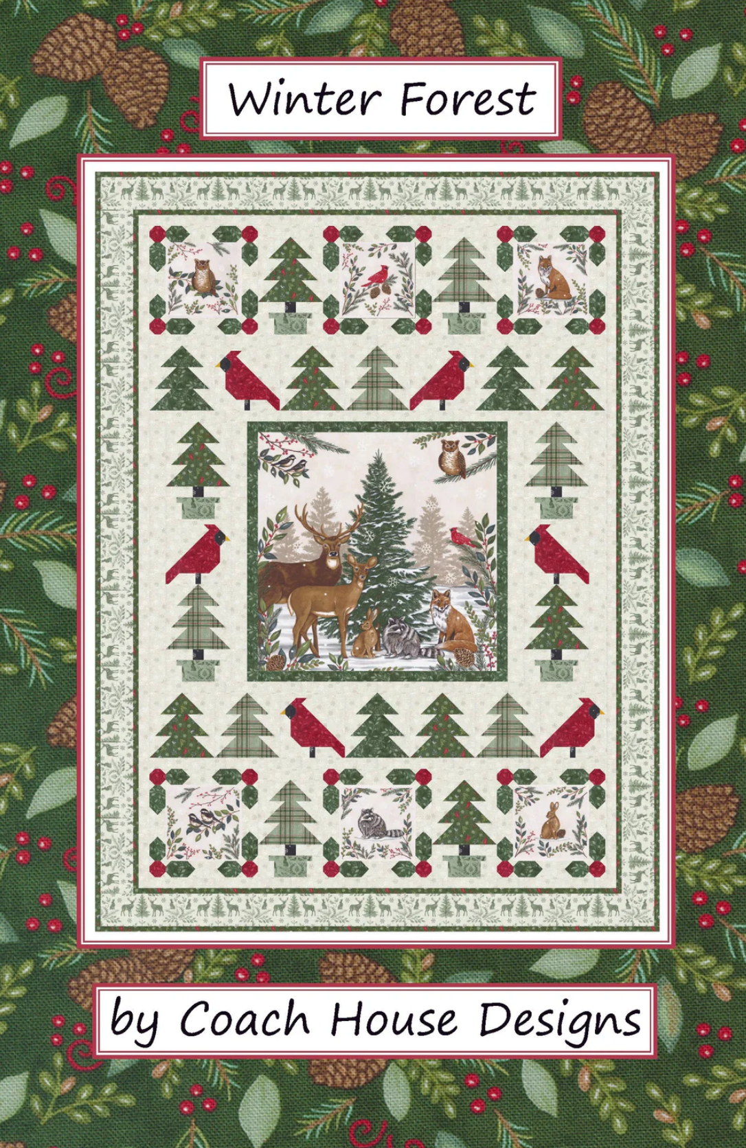 Winter Forest Quilt Kit 51" x 69"