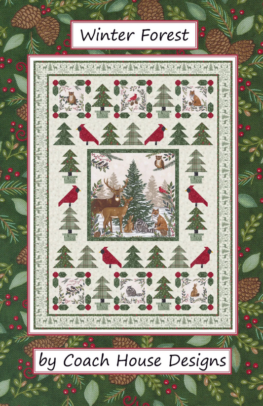 Winter Forest Quilt Kit 51" x 69"