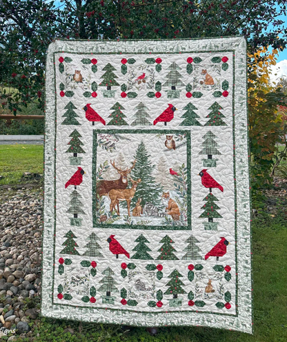 Winter Forest Quilt Kit 51" x 69"