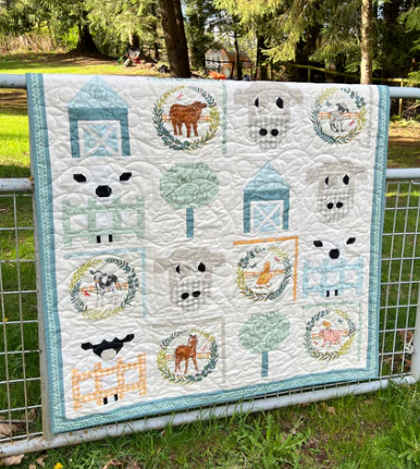 A Farm for Willow Quilt Kit - 48" x 59"