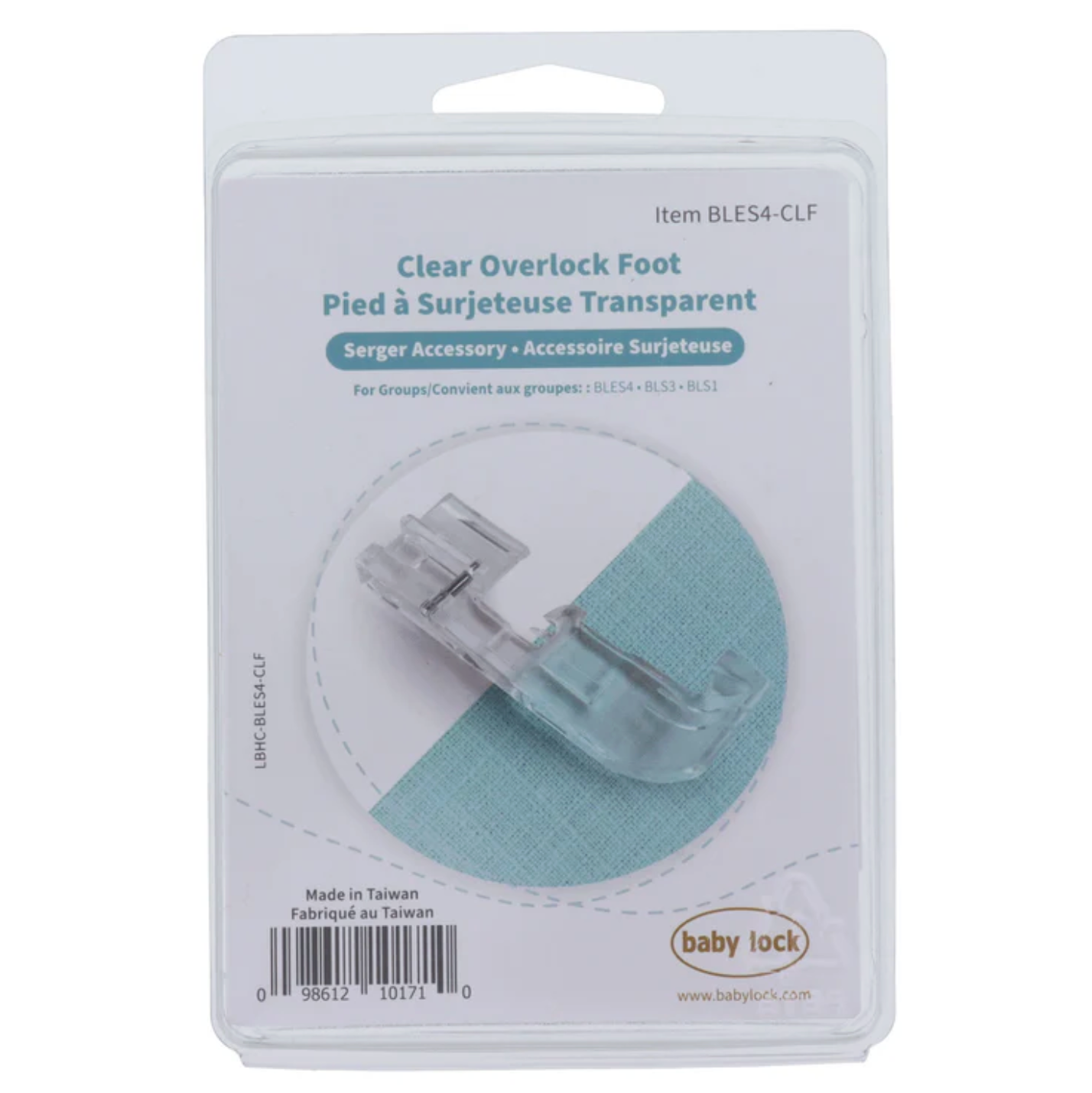 Clear Overlock Foot - BLES4-CLF
