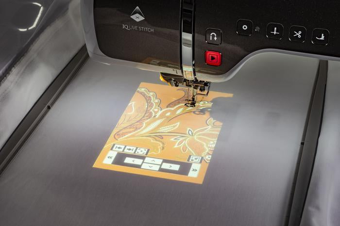 Baby Lock Radiance IQ Live Stitch sewing and embroidery machine. Linda's Quilt Shoppe