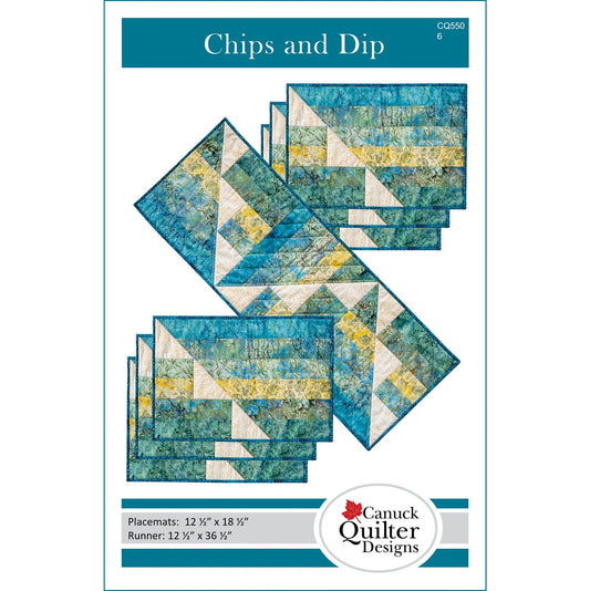 Chips and Dip Runner and Placemat Kit