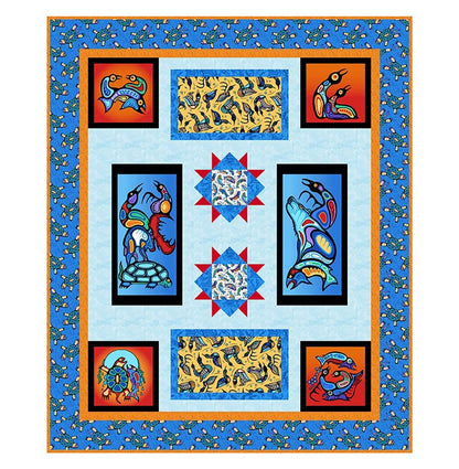 Spirited Quilt Kit - 61" x 73"