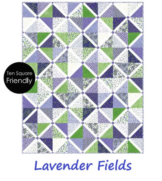 Lavender Fields Quilt Kit- Visions by Megan Wells
