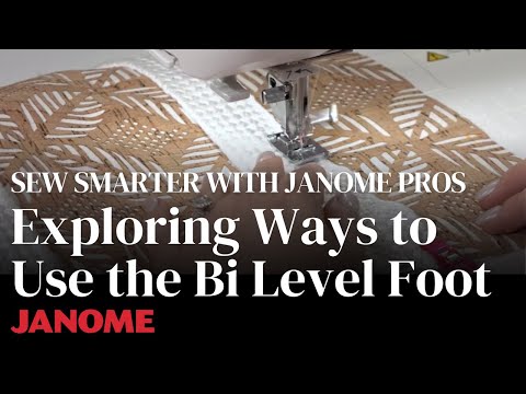 Bi level foot Janome 9 mm