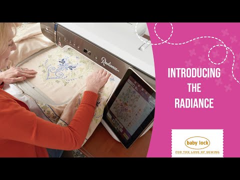 Baby Lock Radiance introduction sewing and embroidery machine. Linda's Quilt Shoppe