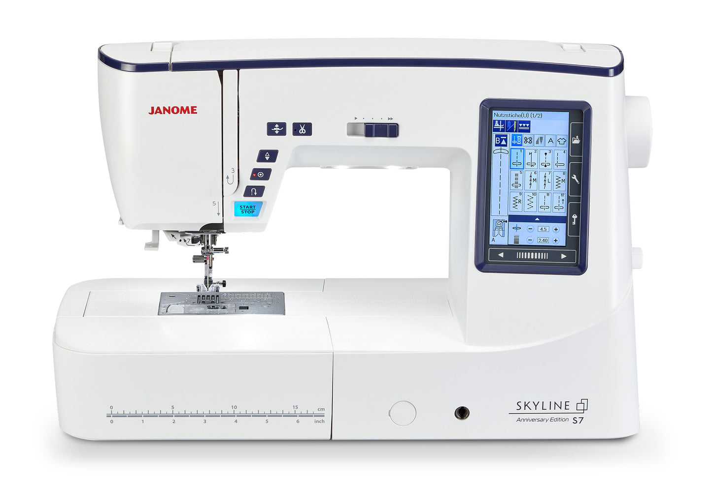 Janome Skyline S7 AE Anniversary Edition Quilting & Sewing Machine – Bonus Accessories Included