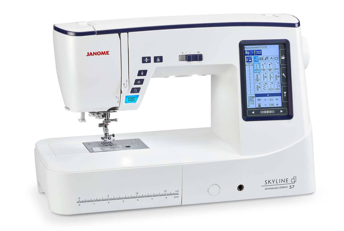 Janome Skyline S7 AE Anniversary Edition Quilting & Sewing Machine – Bonus Accessories Included