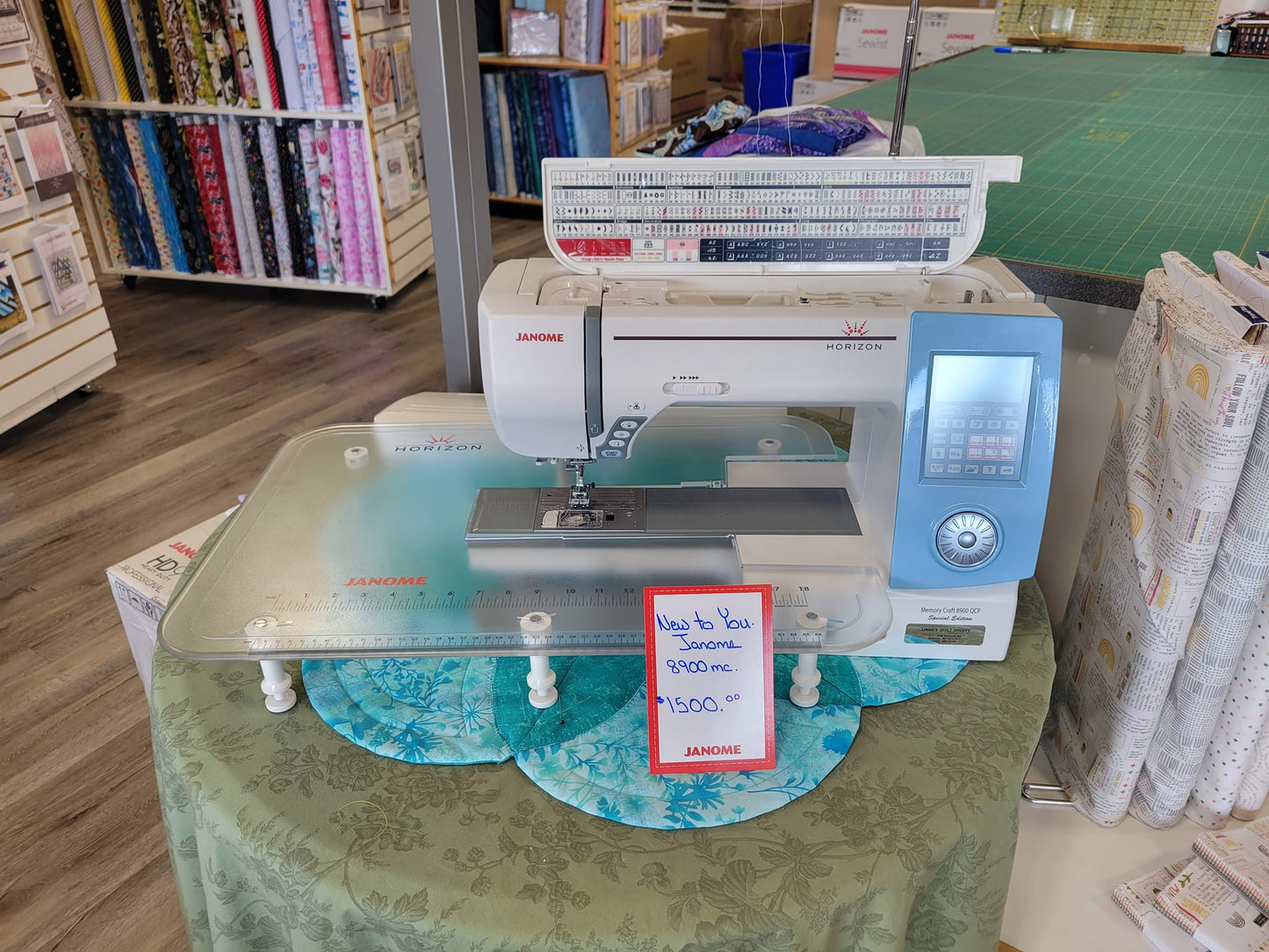 used Janome 8900